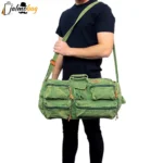 ساک ورزشی مسافرتی برزنتی سنگ شور