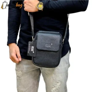قیمت خرید کیف دوشی مونت بلانک سرخونه (متوسط) کد 2034